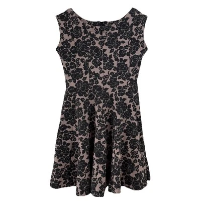 VESTIDO POLAR FLORAL EFFIE’S HEART Cremallera Trasera Mujer Mediano Vintage Inspirado Retro Foto 1 de 4