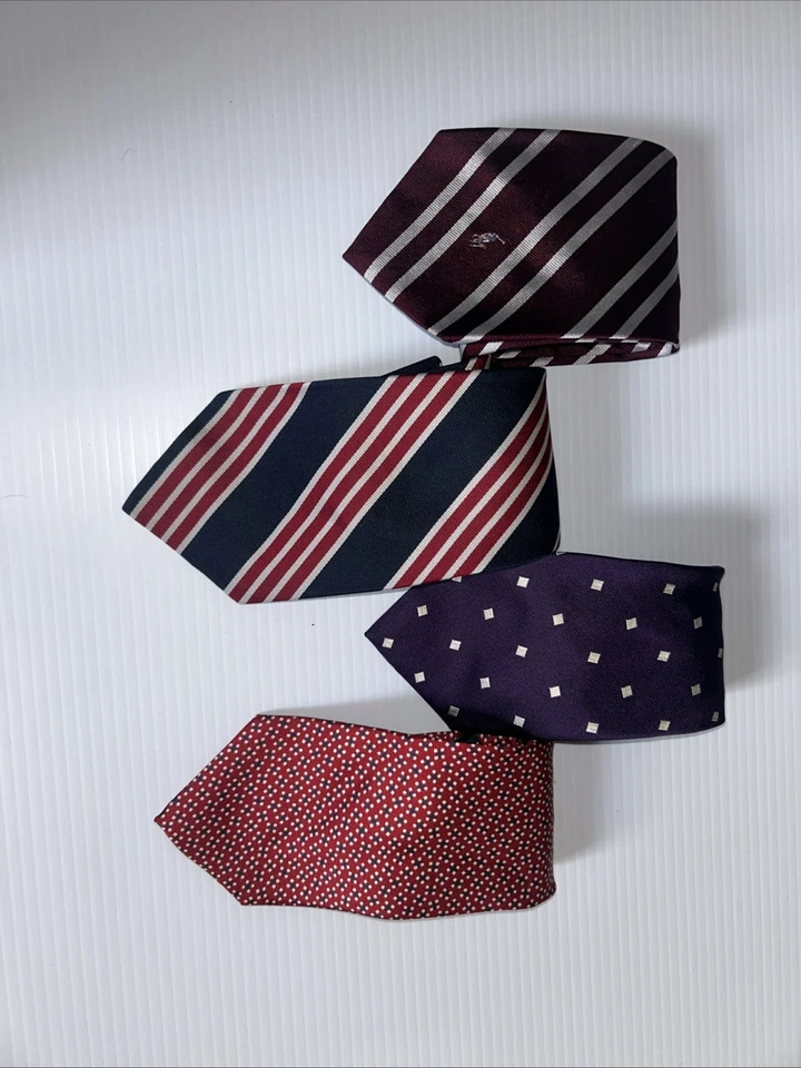 Lote de 4 corbatas Ralph Lauren de colección Foto 1 de 4