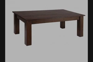 Carnival Dark Oak Coffee Table, Solid Acacia. Dark Oak Coffee Table  - Picture 1 of 1
