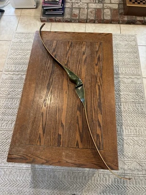 Vintage Shakespeare Necedah Model X-28 RH Recurve Bow 58" 40# - Image 1 of 4