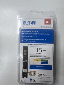 Eaton CH 20Amp interruttore monopolare A tutto in uno CHFN115A1CS - Foto 1 di 3