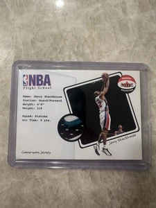 2001-02 Fleer Shoebox Collection NBA Flight School Jersey Jerry Stackhouse /75 - Picture 1 of 5