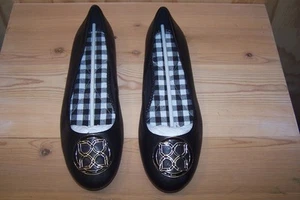 NEW Kelly & Katie Black Leather Loafer For Women SZ 11M - Picture 1 of 7
