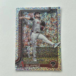 2025 Topps Series 1 - Eugenio Suarez #328 Arizona Diamondbacks Confetti Foil - Picture 1 of 2