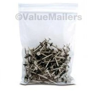 1000 9x12 Clear Plastic Zipper Poly Locking Reclosable Bags 2 MiL - Picture 1 of 1
