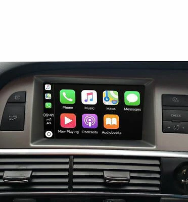 AUDI A6 WIRELESS APPLE CARPLAY ANDROID AUTO MMI BOX NAVIGATION RETROFIT - Image 1 of 4