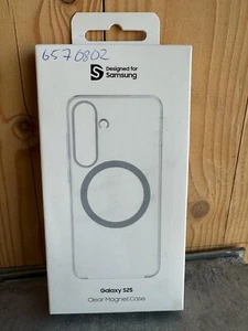Funda Carcasa Original Oficial Samsung Galaxy S25 Imán Transparente - Funciona con Magsafe - Imagen 1 de 5