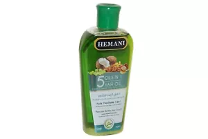 Hemani 5 oils in one hair oil 200ml / Coconut / almond/ amla / argan /Vitamin E - Picture 1 of 3