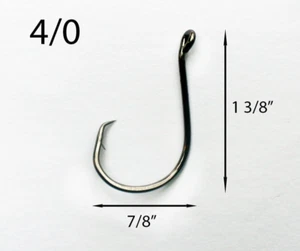 PACK DE 25 anzuelos de pesca circular desplazados tamaño 4/0 TACKLEWORKS 7384 - Imagen 1 de 1