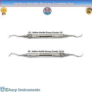 Surgical Periodontal Gracey Curettes 1/2 (51pcs), 13/14 (1pcs) Dental Curetas - Foto 1 di 6