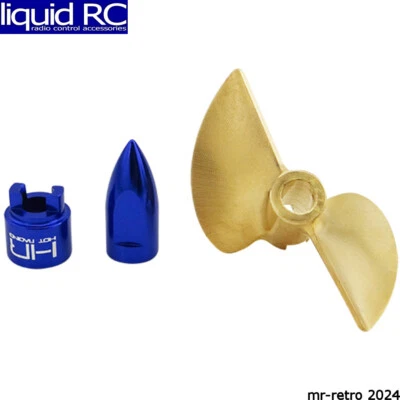 Hot Racing SPN1000ME 42x63mm Pro Brass Prop Al Bullet Nut Drive Dog Tra - Image 1 of 4