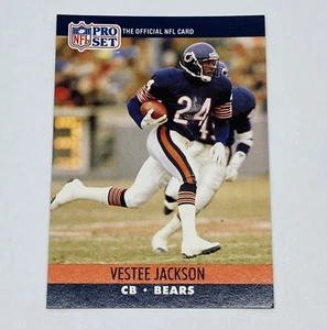 Tarjeta de fútbol americano 1990 Pro Set Vestee Jackson Chicago Bears #453 Tc4 - Imagen 1 de 2