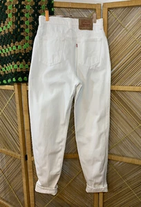Vintage Levis 521 Tapered Leg High Rise Jeans USA 1990s 10 - Picture 1 of 14