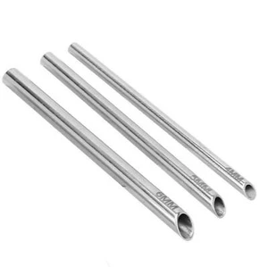 Body Piercing Needle Receiving Tubes 4mm (6g) 5mm (4g) 6mm (2g) Surgical Steel - Picture 1 of 13