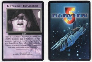 Promo CCG - Babylon 5 Difettoso rivelato - La Grande Guerra - Foto 1 di 1
