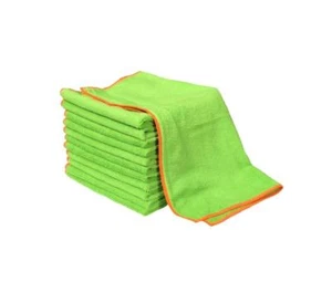 Silver Killer GREEN Antibacterial Microfiber Towels 16"x16" SilverClear (12Pack) - Picture 1 of 6