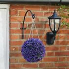 Vivid Violet Purple Topiary Ball Hanging Garden Decoration Outdoor Or Indoor