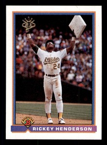 1991 Bowman #692 Rickey Henderson NR MT