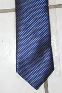 Men's Royal Blue Woven Silk Tie Formal Business Necktie - Picture 1 of 3