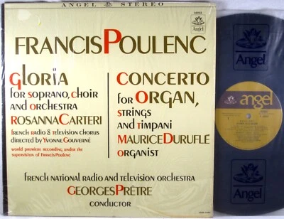 ANGEL STEREO Poulenc DUFUFLE Organ Concerto PRETRE Gloria SHRINK S-35953 EX+ - Image 1 of 2