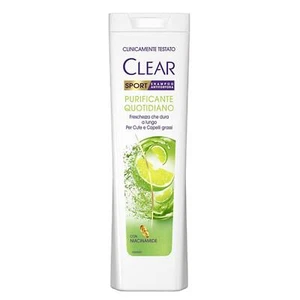 CLEAR SHAMPOO SPORT 225ML PURIFICANTE QUOTIDIANO ANTI-FORFORA SEBO LIMONE - Foto 1 di 1