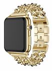 24K Gold Plated 42MM Apple Watch Series 2 Stainless Steel Case Gold Links Band
