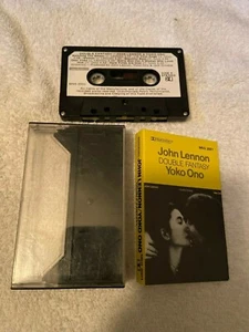 John Lennon And Yoko Ono Music Cassette Tape Double Fantasy - Foto 1 di 1