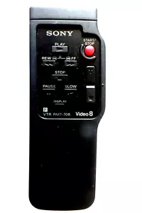SONY CAMCORDER REMOTE RMT-708 CCDTRV13E CCDTRV57E CCDTRV65E CCDTRV87E CCDTR417E - Picture 1 of 1