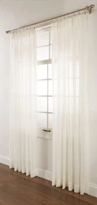 Stylemaster Splendor Pinch Pleated Drapes Pair, 2 of 24" by 84", Beige - Picture 1 of 1