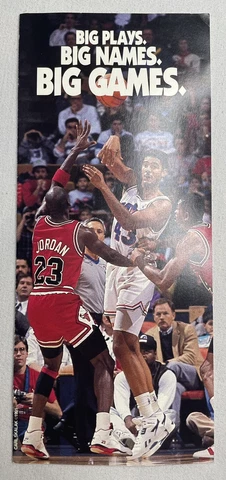 Cleveland Cavaliers 1991-92 Ticket Brochure w/ Jordan on Cover Excellent Cond Cover