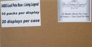 2012 Leaf Pete Rose The Living Legend Baseball Blaster 20-Box Case