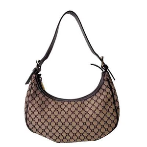 CELINE Macadam Triomphe Hobo Shoulder Bag - Picture 1 of 18