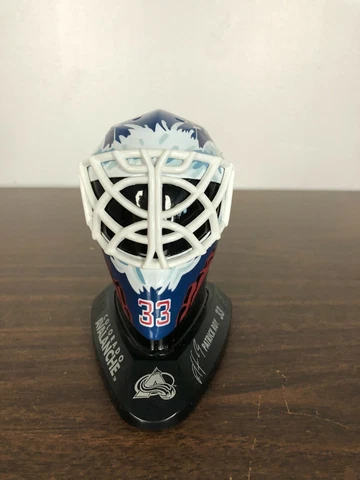 Patrick Roy #33 Colorado Avalanche Mini Replica Helmet Bust Cover