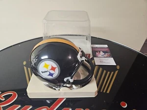 Dwight White "#78" Signed Pittsburgh Steelers Mini Helmet - JSA COA - Picture 1 of 7