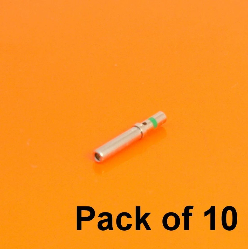 10 x Genuine Deutsch DT Series Size 14 Female Socket Terminals 0462-209-16141 - Image 1 of 1