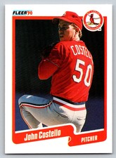 1990 Fleer #246 John Costello St. Louis Cardinals