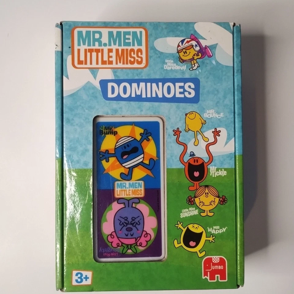 Jumbo Mr Men Little Miss Dominoes - Jumbo Family Fun Kids Games - Image 1 of 4