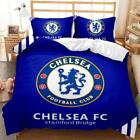 Chelsea Football Club Logo Blue Quilt Duvet Cover Set Bedroom Decor