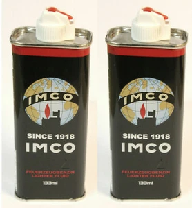 2 Stück IMCO Benzin Das Original 133ml Feuerzeug Benzin auch für Zippo geeignet