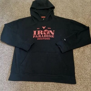Under Armour Project Rock "Iron Paradise" Pullover Hoodie Boys Size Large - Picture 1 of 5