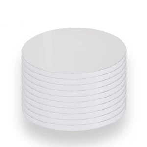 10 PCS Cake Boards 12 Inch Round Cake Drums 1/2 Inch Thick Sturdy Multiple La... - Picture 1 of 6
