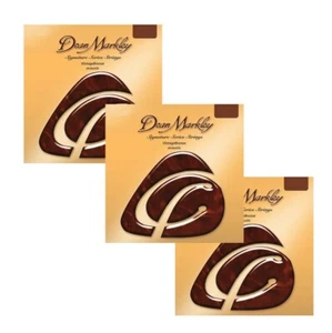 Dean Markley Guitar Strings 3 Sets Acoustic Medium Light Vintage Bronze 12-54 - Picture 1 of 5