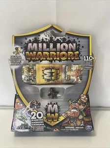 MILLION WARRIORS 20 Pack Blind Bags Mega Awesome SILVER Box Rare - Picture 1 of 8