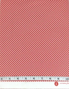 Wrap It Up Katie Miller Connecting Threads BTY Red/White Stripes Craft/Quilt - Picture 1 of 1