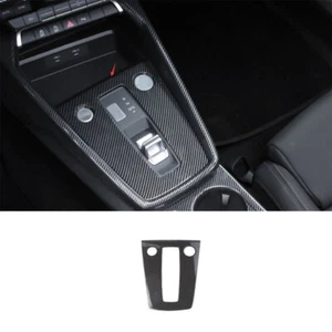 Fit For Audi A3 2022-2024 ABS Carbon Fiber Central Console Gear Shift Frame Trim - Picture 1 of 8