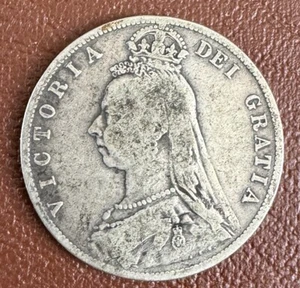 Royaume-Uni Victoria - 1/2 Couronne Argent, Effigie du Jubilée - 1889 - Bild 1 von 4