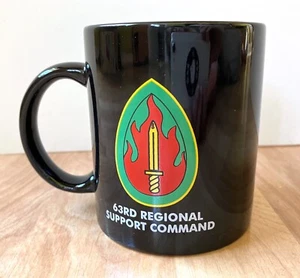 US Army 63rd Regional Support Command RSC Insignia Coffee Mug Cup ROA Chapter 92 - Picture 1 of 3