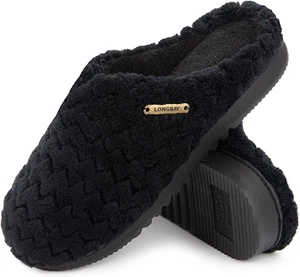 Women'S Comfy Coral Fleece Memory Foam Slippers with Comfy Flannel Upper Slip on - Picture 1 of 12