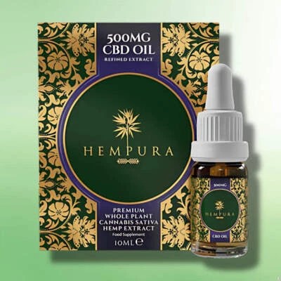 Refined CBD Extract Oil With Terpenes by Hempura | 250mg - 1000mg CBD | 10ml
