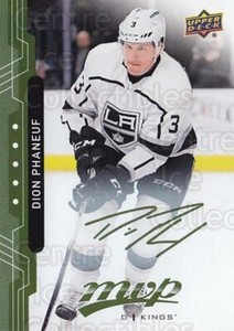 2018-19 Upper Deck MVP Green Script #83 Dion Phaneuf